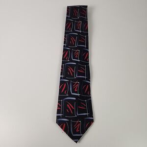 Jerry J. Garcia Tie Lizard Board Collection Forty 100% Silk Geometric Neck Tie
